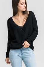 Load image into Gallery viewer, Lush Cross front Sweater
